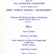 1963 A formal dinner for the first Netball World Tournament