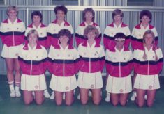1985 England Team for the Inaugural Australia Games